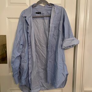 Robert Talbott Blue Oversized Jacket